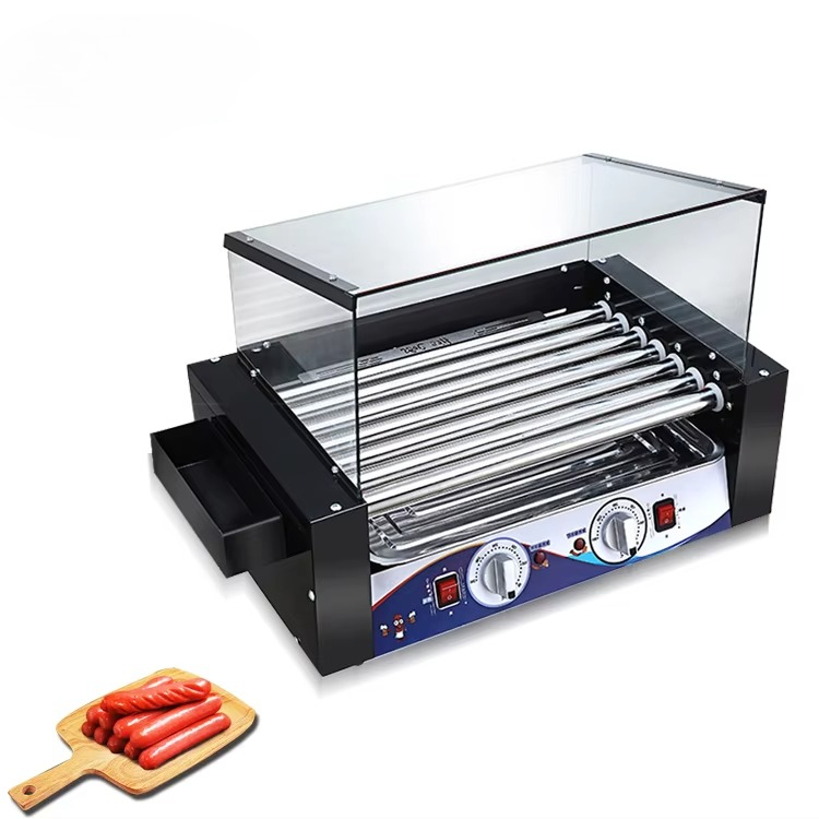 Hot Dog Press - GQ-KCJ07 Nouveauté Chauffe-Saucisses Électrique Commercial en