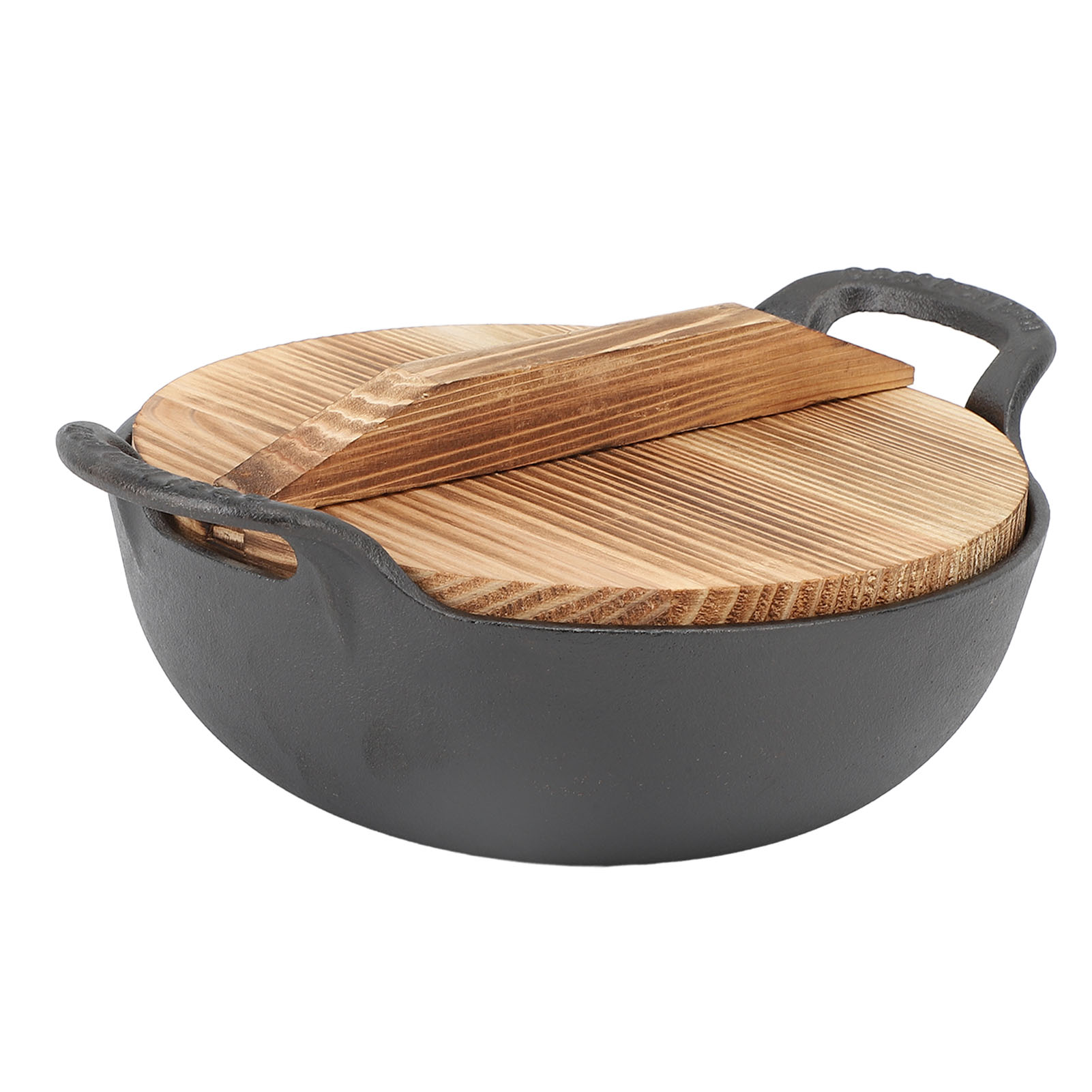 Cast Iron Corn - Wok en fonte avec couvercle en