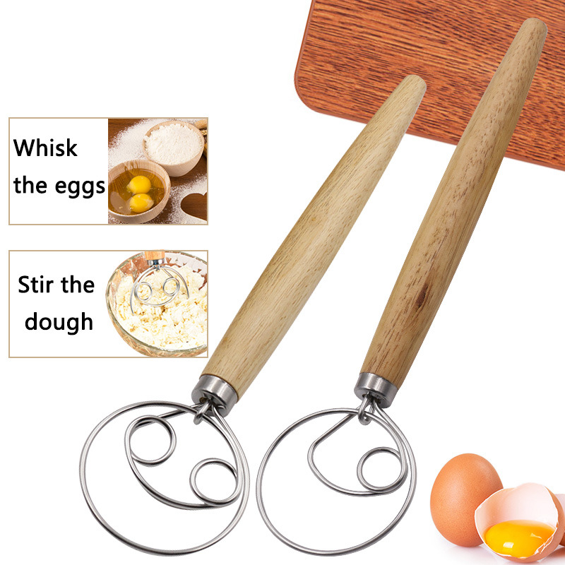 Danish Pancake Pan - Coupe-pain de cuisine, fouet à pâte