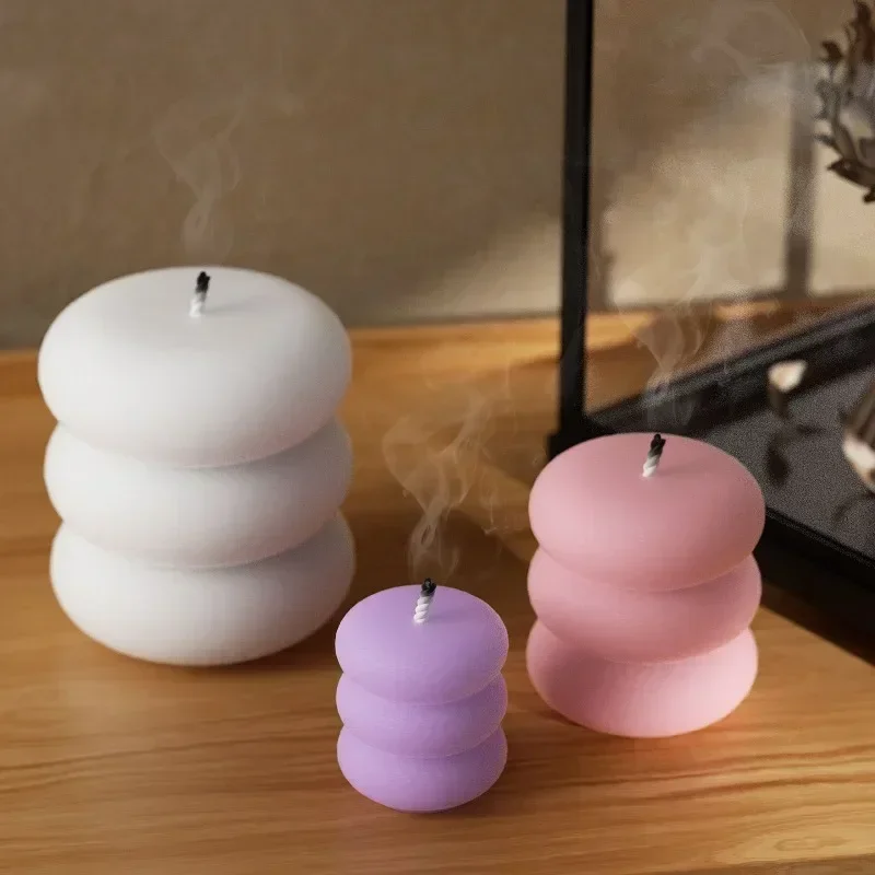 Donut Mold Silicone - Nouveau Produit : Moule à Bougie
