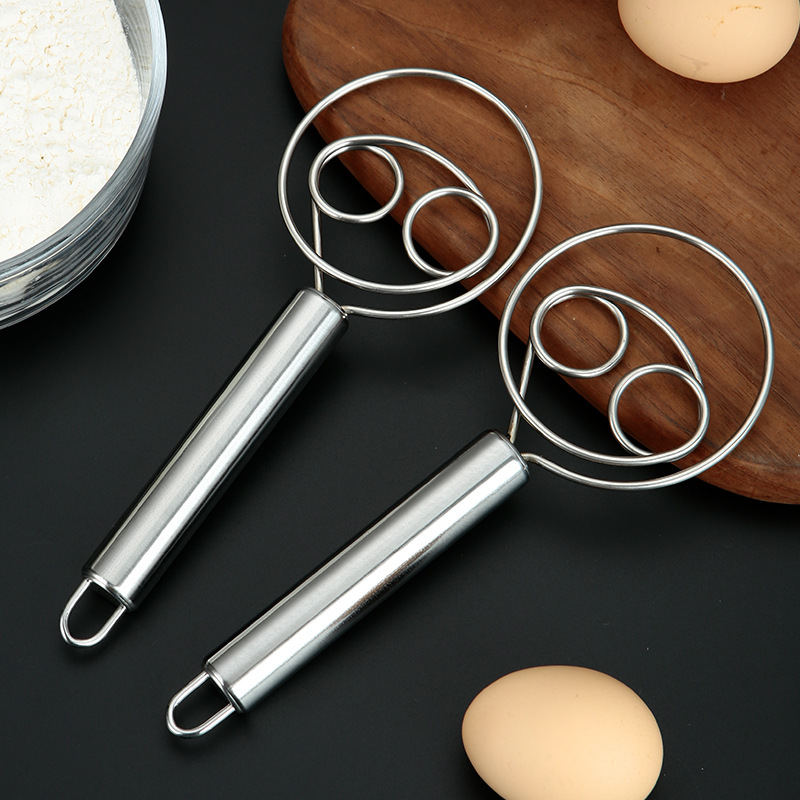 Danish Pancake Pan - Fouet à pâte danois en acier