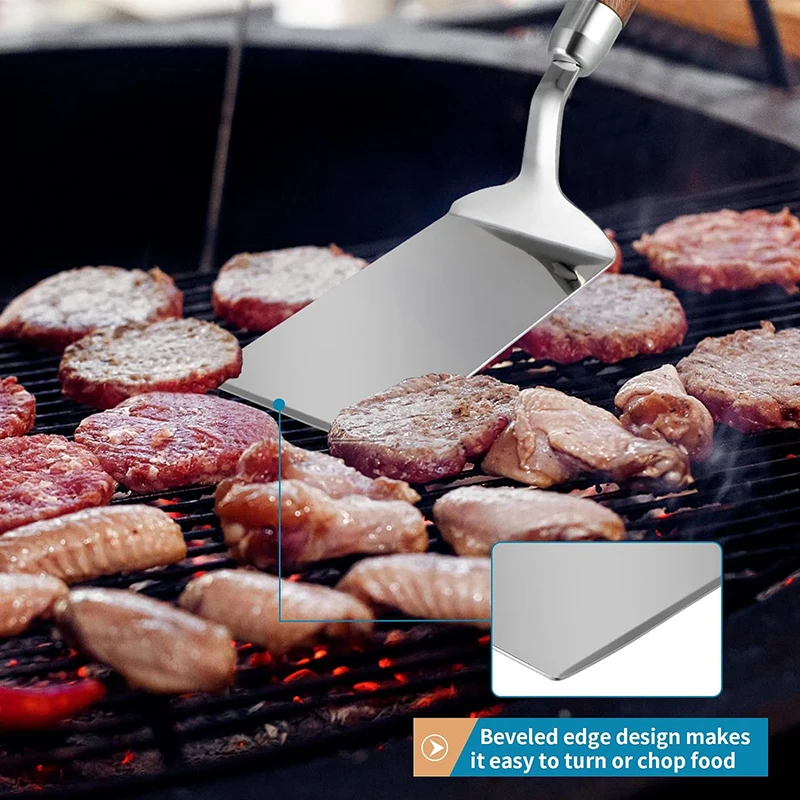 Spatule en acier inoxydable av - Okonomiyaki Spatula avis et prix