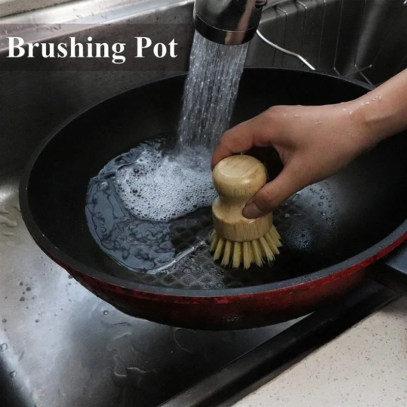Brosse à vaisselle en bambou,  - Cast Iron Corn avis et prix