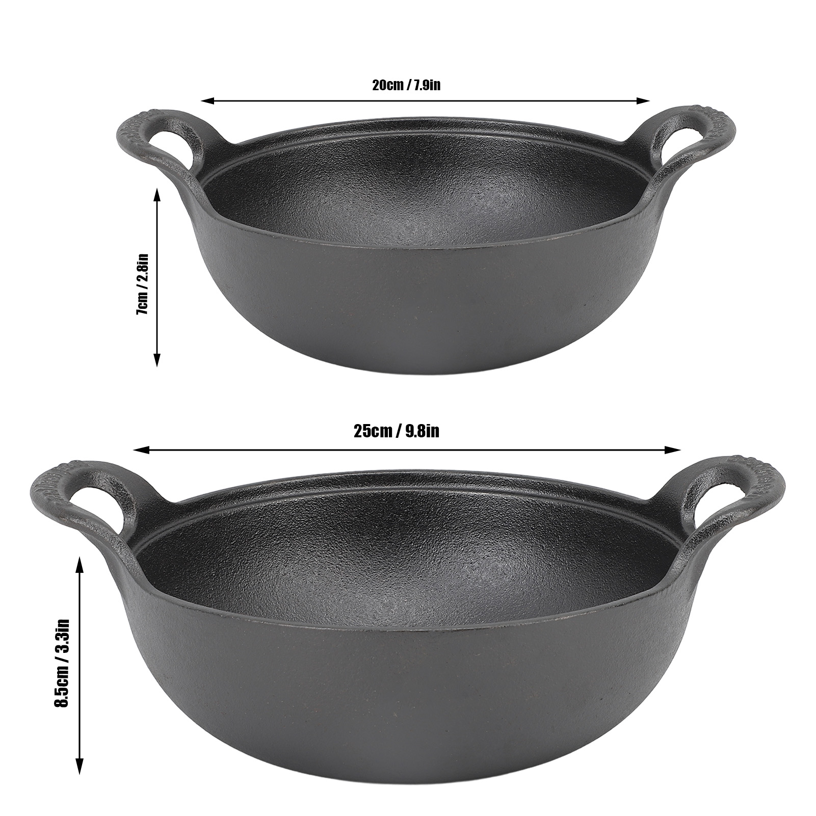 Wok en fonte avec couvercle en - Cast Iron Corn avis et prix