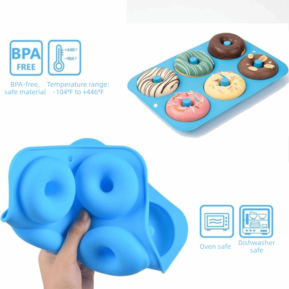 Nouveau moule à beignets en si - Donut Mold Silicone avis et prix