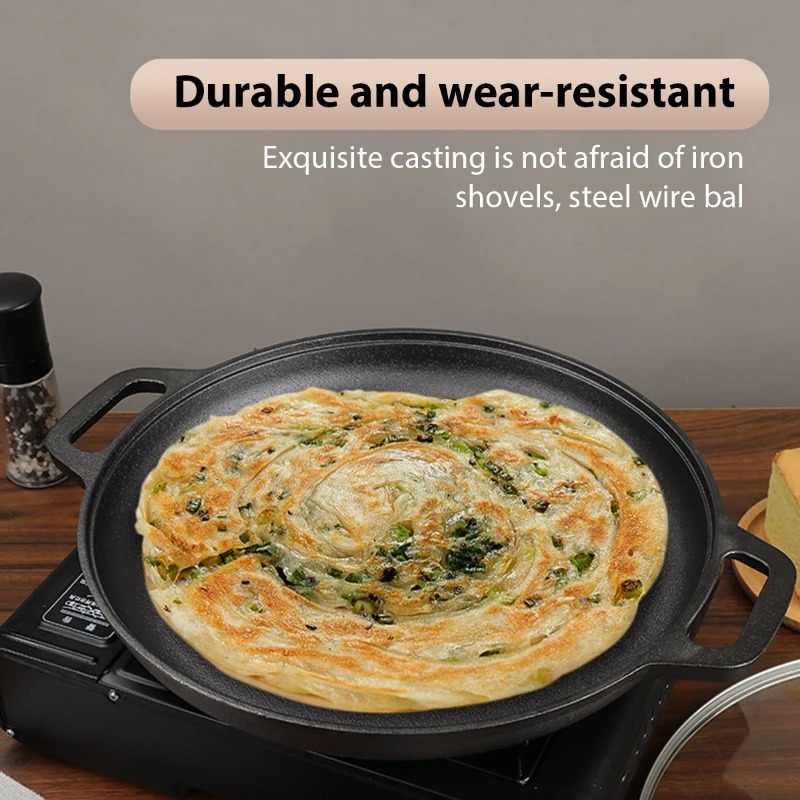 Poêle à frire en fonte antiadh - Cast Iron Corn avis et prix