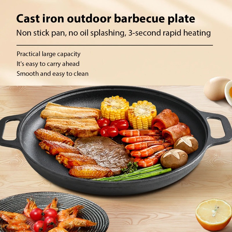Poêle à frire en fonte antiadh - Cast Iron Corn avis et prix